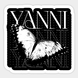Yanni new age Sticker